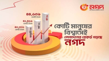 মে মাসে নগদে সর্বোচ্চ লেনদেনের নতুন রেকর্ড